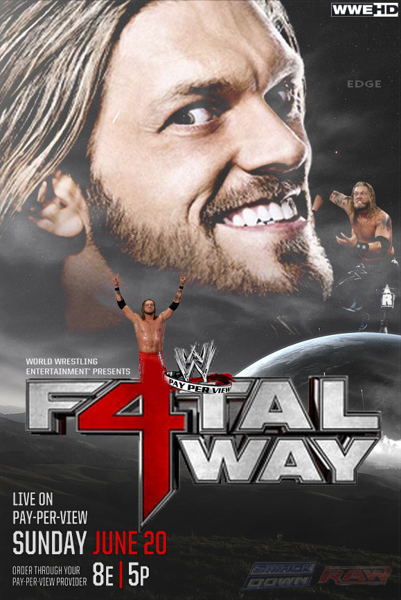 WWE Fatal 4 Way 2010 2nd Poster by ABatista93 by AhmedBatista1993