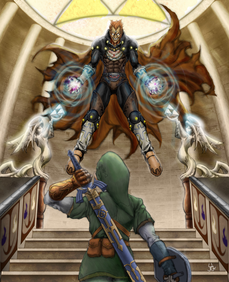 Link Vs Ganon by ManiacPaint on DeviantArt