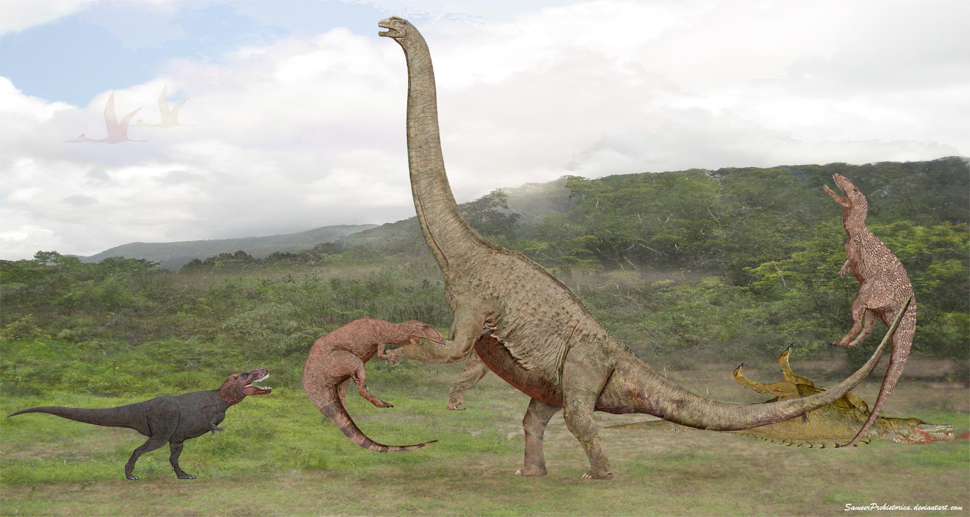 Тиранозавр Рекс Против Аллозавра Видео