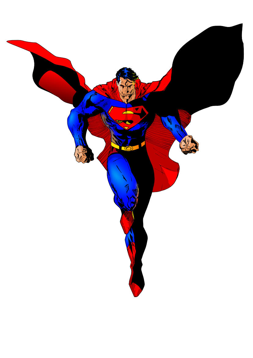 superman flying clipart - photo #27