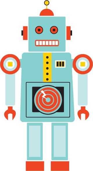 robot toy clipart - photo #23