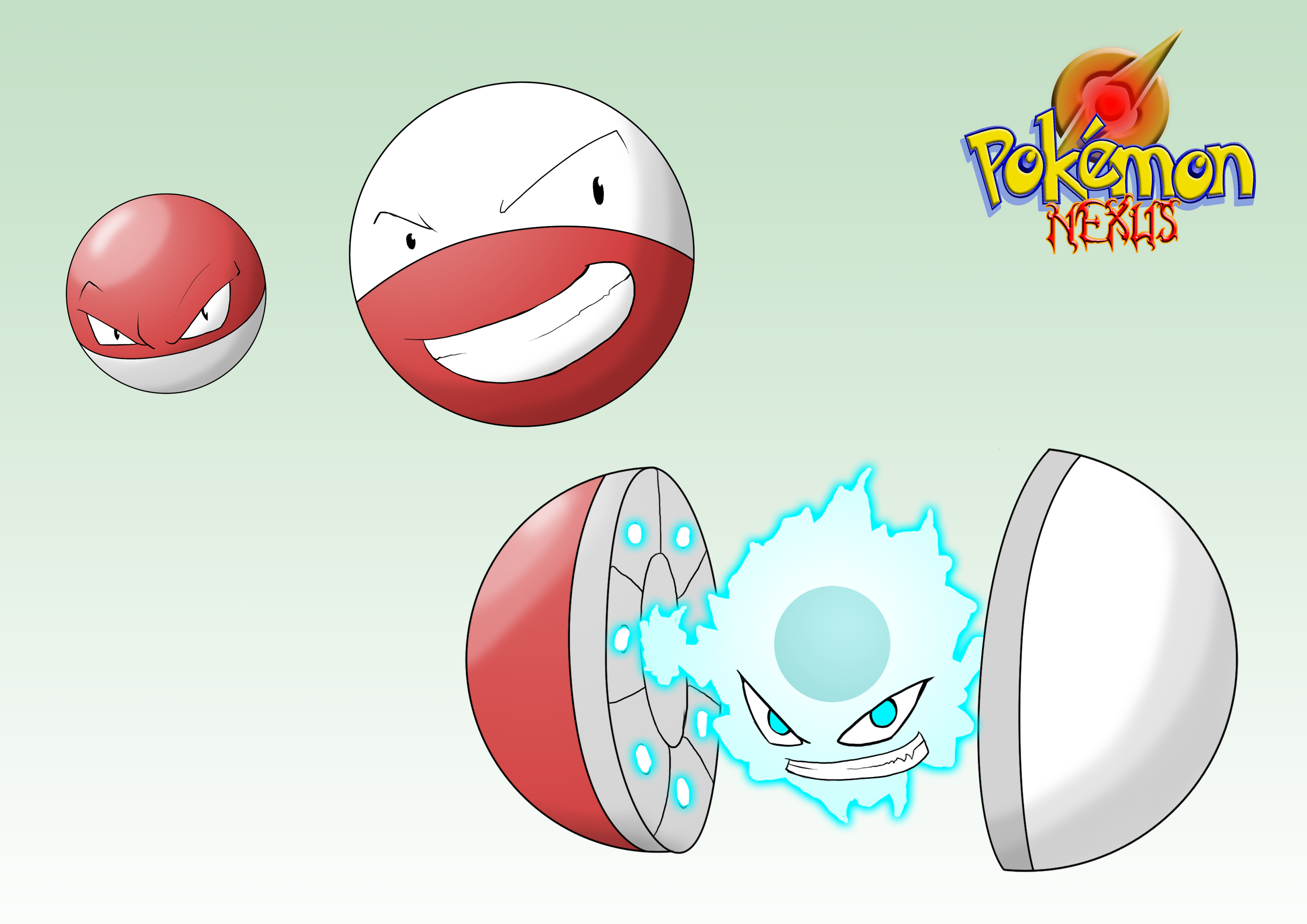 Pokemon Secrets of the Ages: Voltorb and Electrode by Boonzeet on