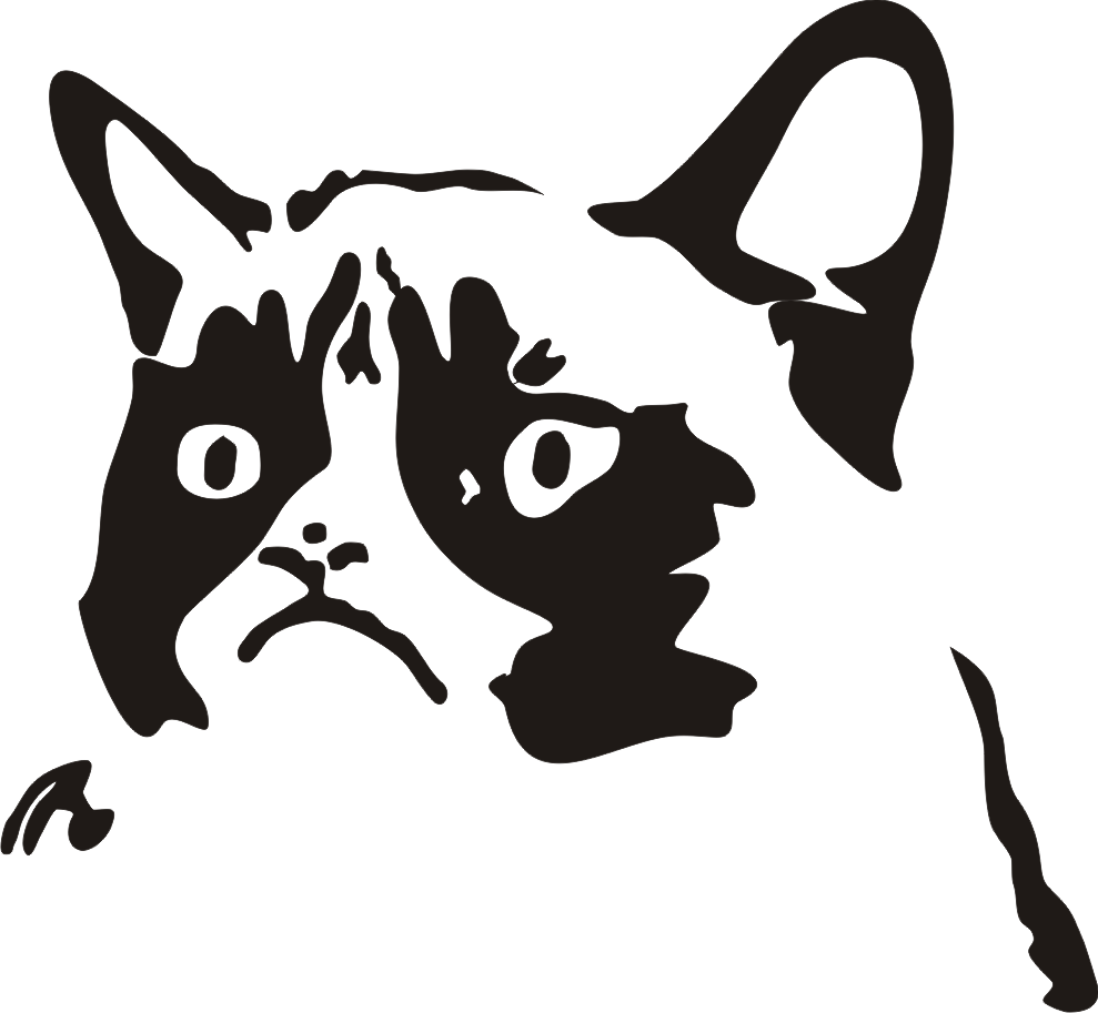 free grumpy cat clip art - photo #38