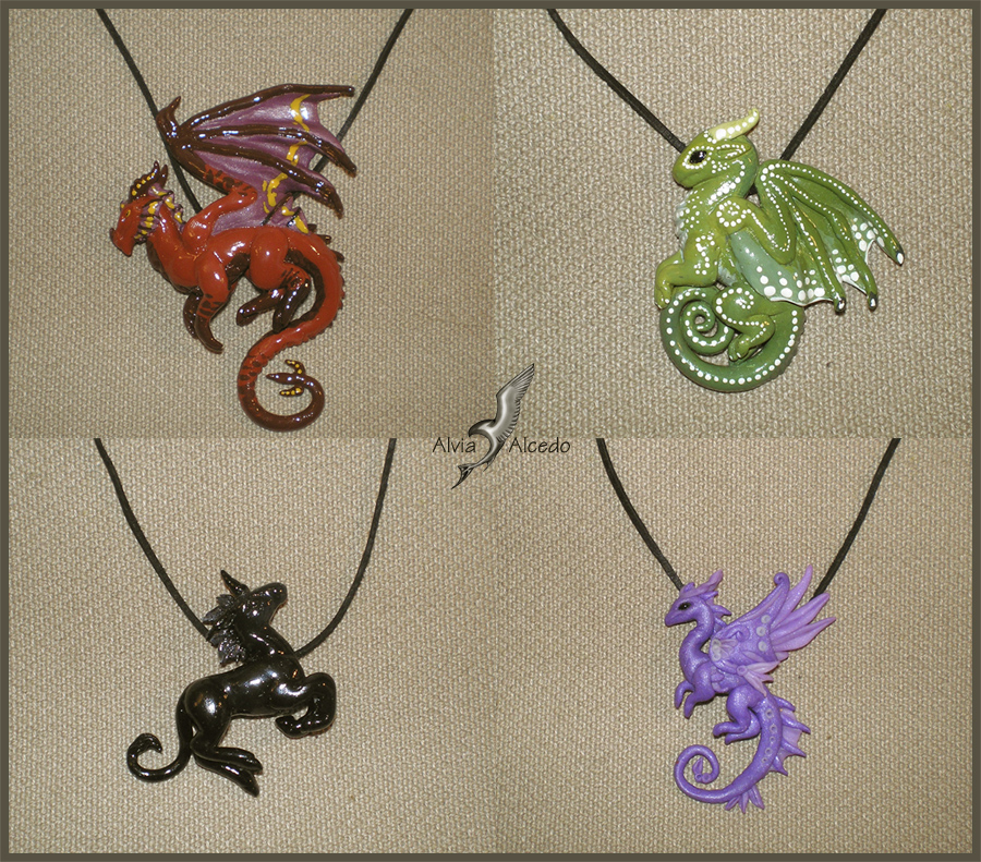 Fantasy necklaces set 2 by AlviaAlcedo on DeviantArt