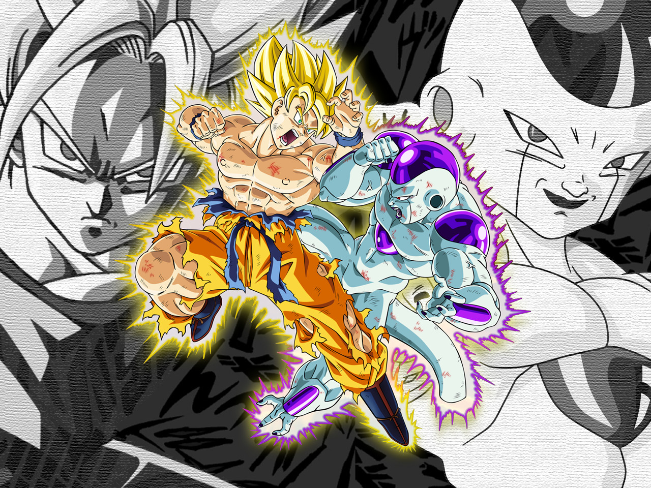 Wallpaper Goku vs Frieza by Dony910 on DeviantArt
