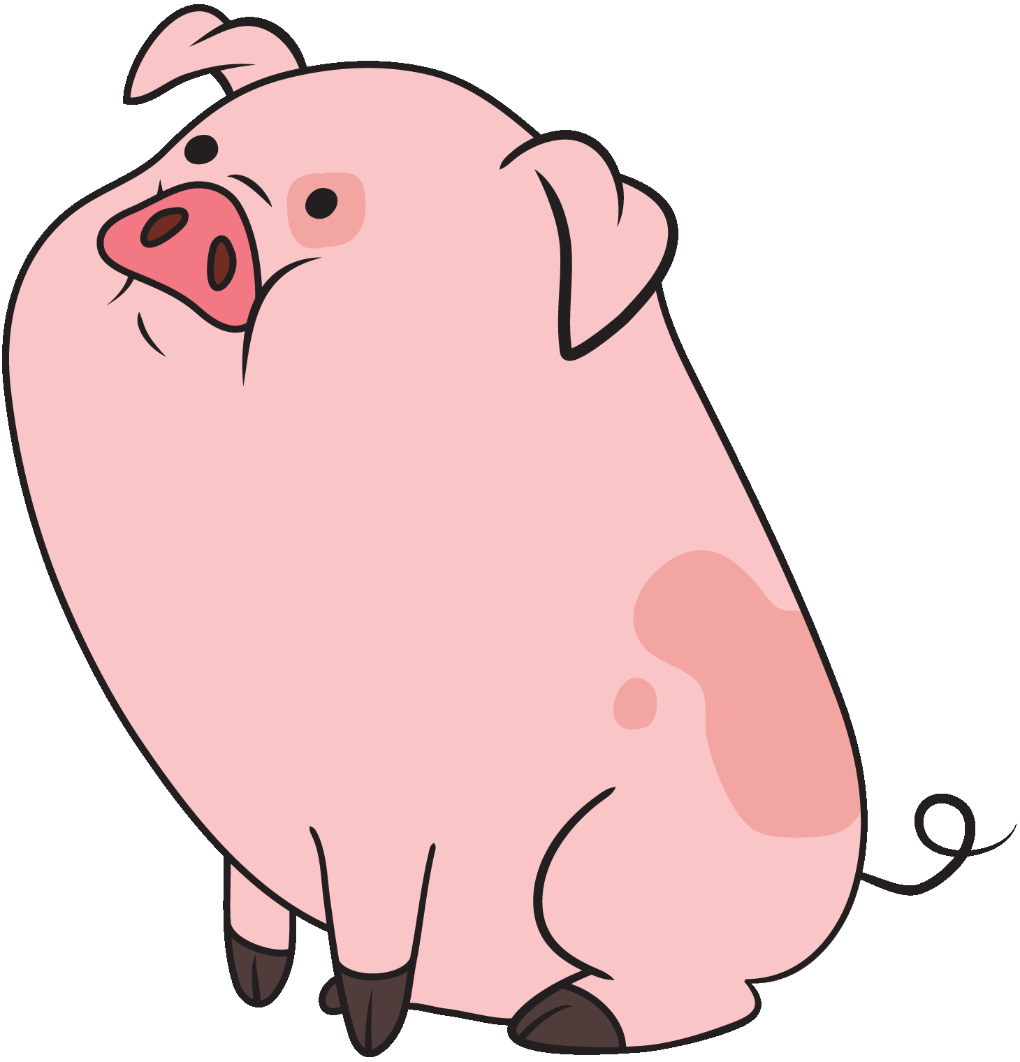 pig clip art character - photo #30