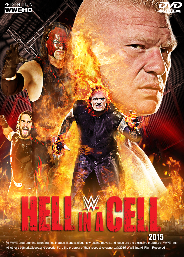 WWE Hell In A Cell 2015 Poster V 1 by edaba7