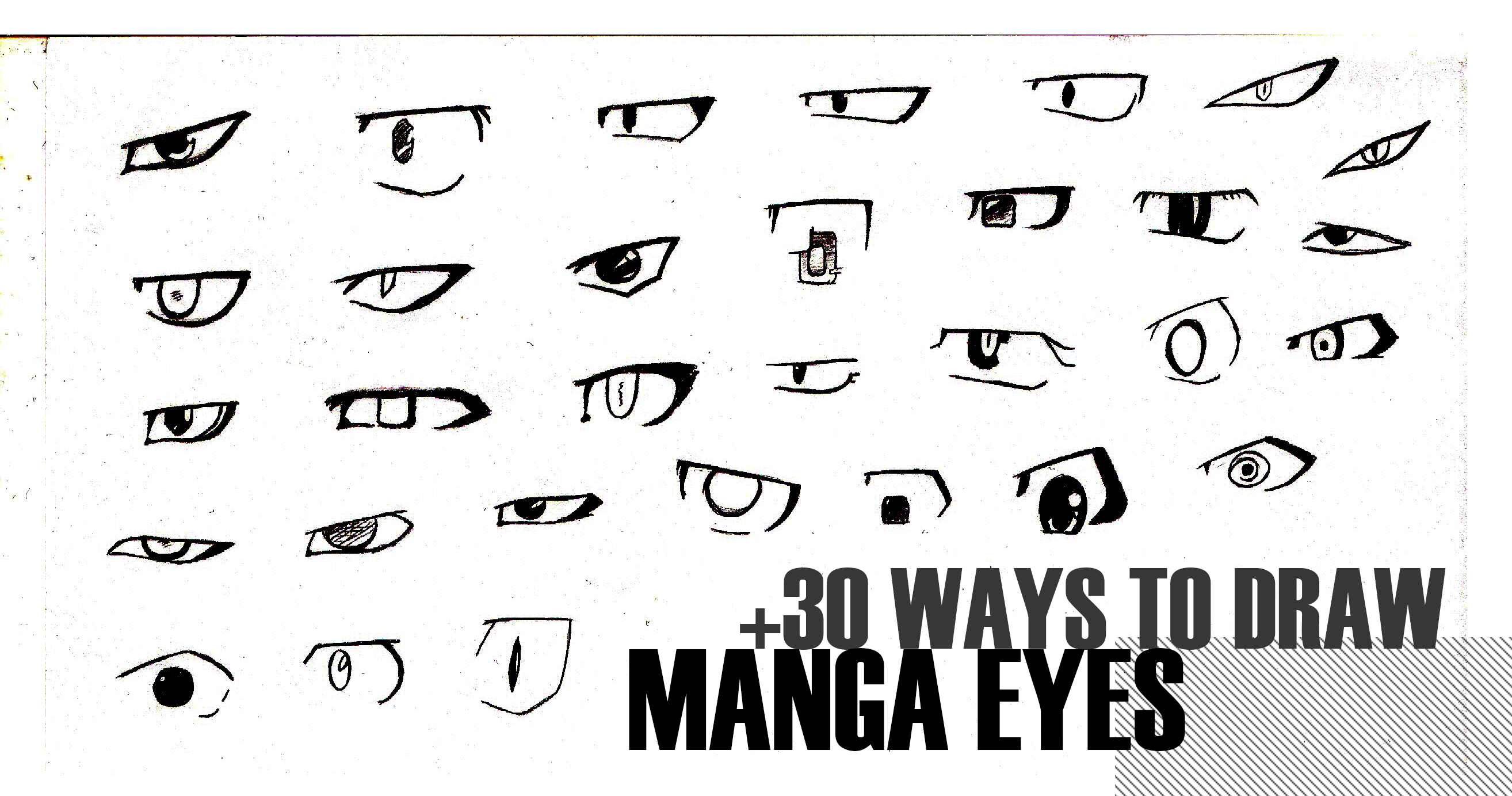 +30 Ways to Draw Manga Eyes by MangakaOfficial on DeviantArt