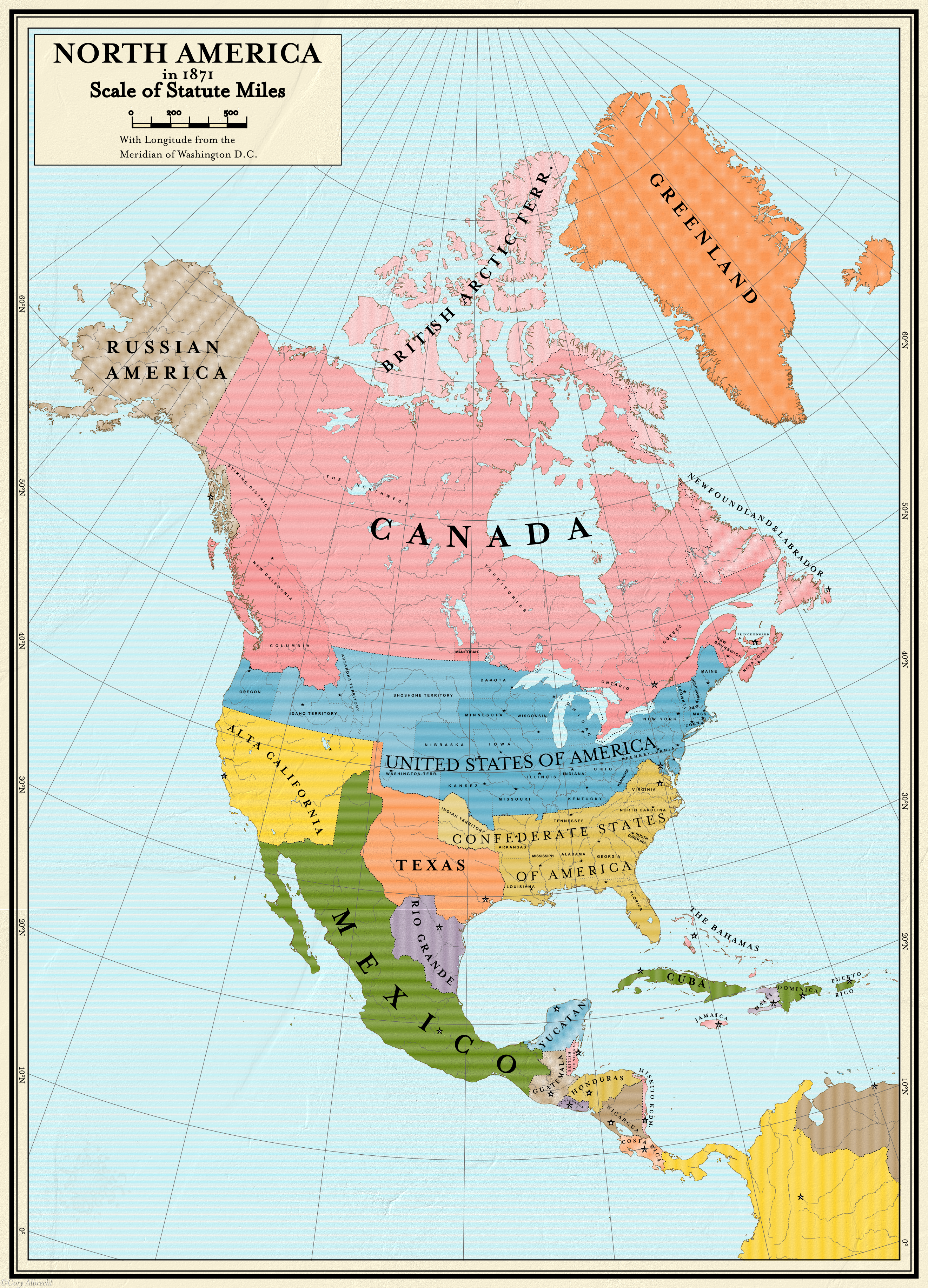 North America 1871