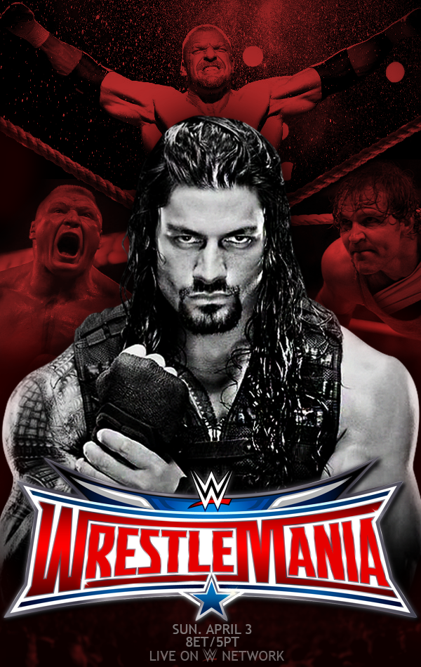 Image result for wrestle mania 2016 poster