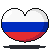 Russian Flag Heart Icon by Kiss-the-Iconist