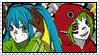 Miku and Gumi stamp by xxXDeidaraXxx1235