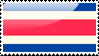 Costa Rican Flag Stamp by xxstamps