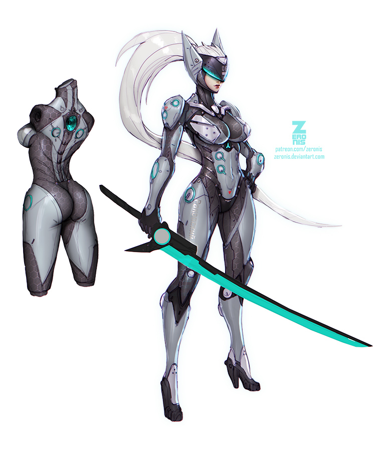 Cyborg Ninja by ZeroNis