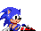 Sad Sonic Sprite (No Invincibility frames)