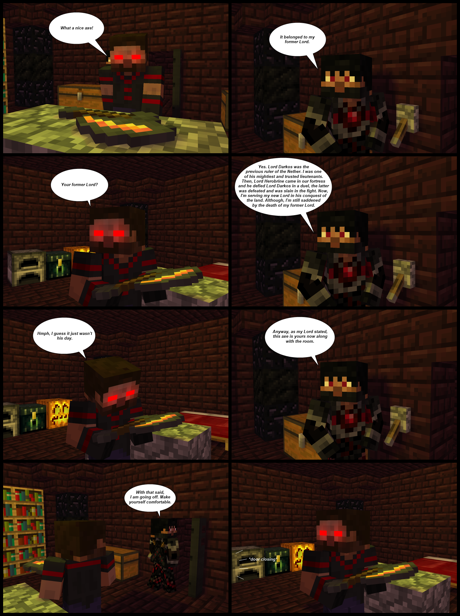 [Comic] Herobrine - Page 20 by fighter33000 on DeviantArt