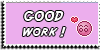 Stamp - Good work [pink] by ShiStock