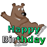 Animation Happy Birthday Bear by LA-StockEmotes