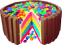 Rainbow cake M and Ms 60px by EXOstock