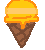 Orange Ice-cream Icon!