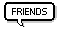Friends Button by Harphmony