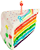 Rainbow cake 50px