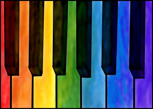 Rainbow Piano by insanityShannon on DeviantArt
 Rainbow Piano Backgrounds