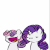 Rarity annoyed by Sweetie Belle