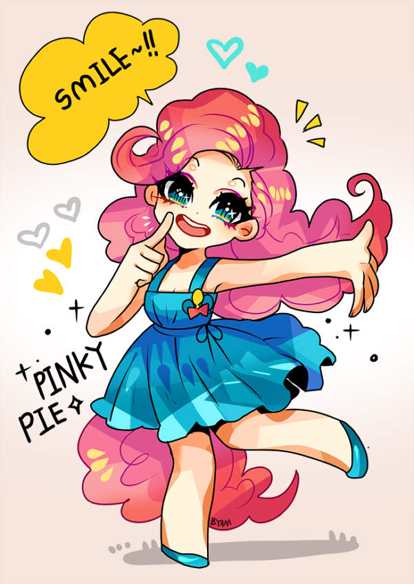 [MLP] Pinky pie~~~~!!! (Human version) by Byam on DeviantArt