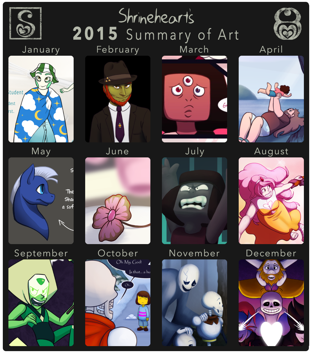 2015 Summary of Art: Personal Picks by Shrineheart on DeviantArt