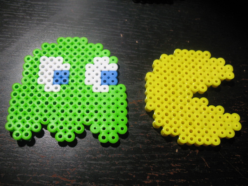 Pac Man and Green Ghost by Michi01 on DeviantArt