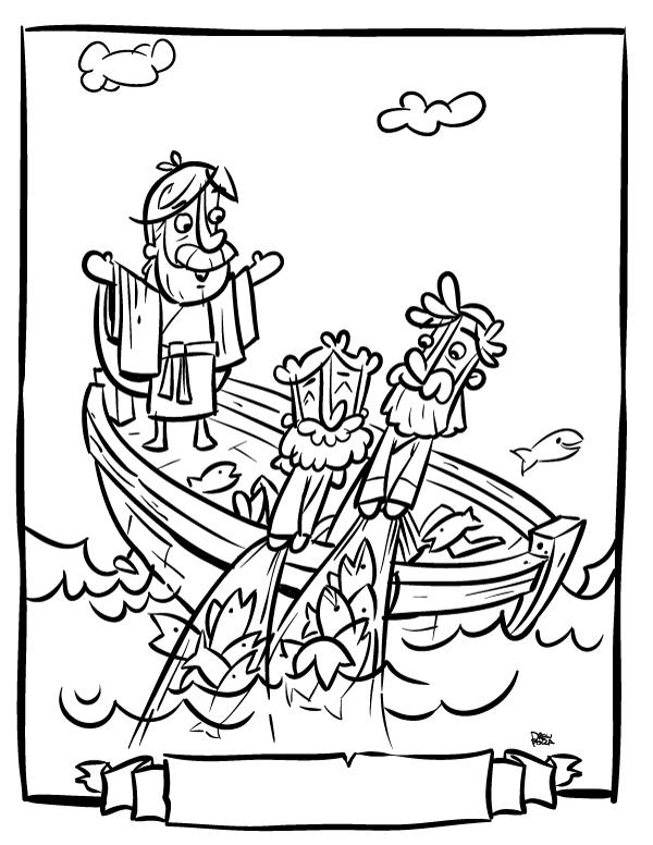 Fishers Of Men Coloring Pages 4