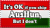 It's OK If you ship AusHun... by ChokorettoMilku