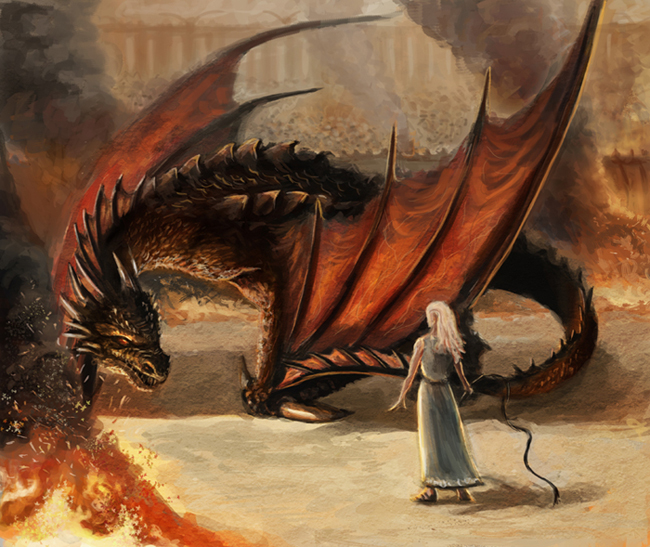 Daenerys and Drogon by Afternoon63