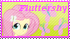 Equestria Girls Fluttershy Stamp by Knightmare-Moon