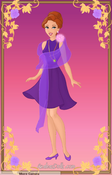 Anastasia Purple Paris Dress by zozelini