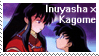 Inuyasha x Kagome Stamp by Alonely