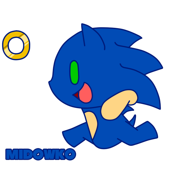 Sonic by Midowko