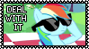 Rainbow Dash Stamp 2 by Kevfin
