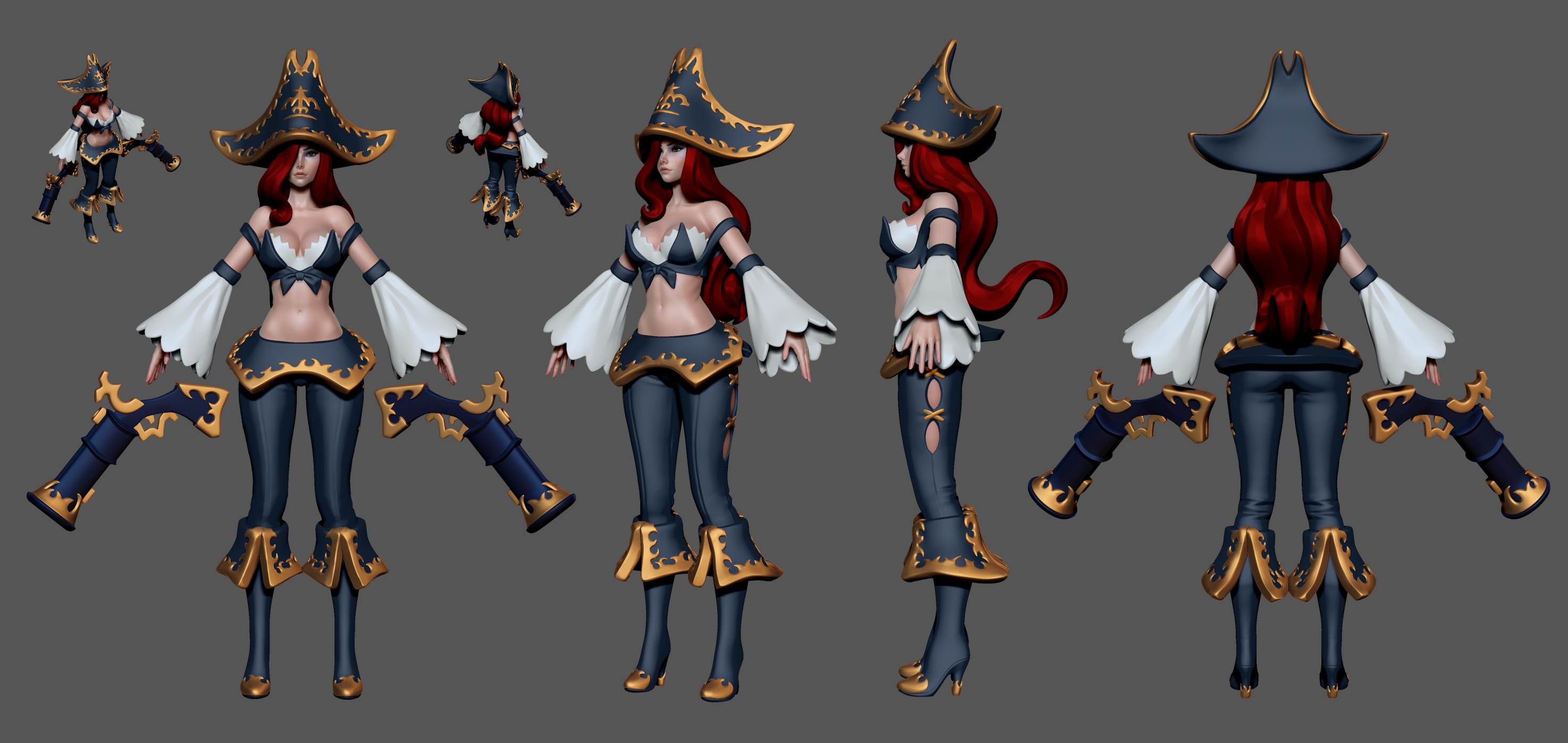 League of Legends: Miss Fortune Wip 6 by HazardousArts on 