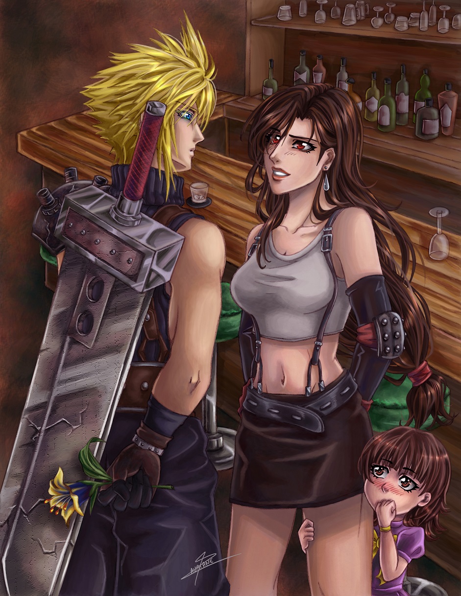 Project FF7 moments (1) : Tifa talks to Cloud by CameDorea ...
 Final Fantasy Cloud And Tifa Fanfiction
